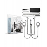 Nixie Interchangeable 8pc Bondage Kit Silver