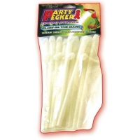 Party Pecker Sipping Straws Glows 10 Pack