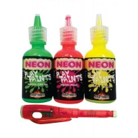 Neon Body Paints 3 Pack Carded