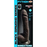 Skinsations Python 9.5 inches Black Dildo