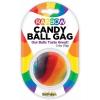 Rainbow Candy Ball Gag