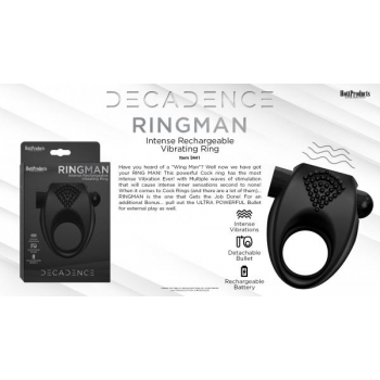 Decadence Ringman Vibrating Cock Ring
