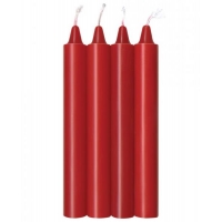 Make Me Melt Sensual Warm Drip Candles 4 Pack Red