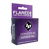 ID Superior Feel Condom 3 Pack Latex Condoms