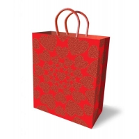 Glitter Hearts Gift Bag