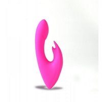 Rechargeable Silicone Rabbit Massager Leah Neon Pink