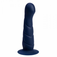 Marin 8 In Posable Silicone Dong Blue