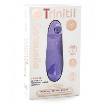 Sensuelle Trinitii 3 Toys In 1 Vibrator Ultra Violet