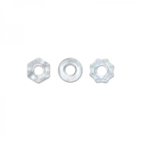 Renegade Chubbies 3 Pack Cock Rings Clear