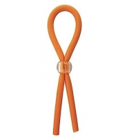 Clincher Adjustable Rubber Cock Ring - Orange