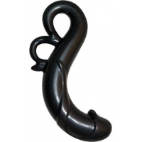 The Velvet Kiss Collection Little Dragon Silicone Dong - Black