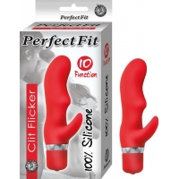 Perfection Fit Clit Flicker Red Vibrator