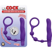 My Cockring With Ass Blaster Purple
