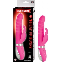 Energize Heat Up Bunny 1 Pink Rabbit Style Vibrator