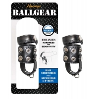 Ballgear Ball Stretcher With Separator & D-ring Black