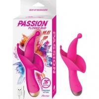Passion Flower Bud Heat Up Massager Pink