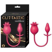 Clit-tastic Tulip Finger Massager & Plug Red