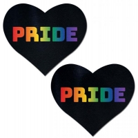 Pastease Rainbow Pride Black Hearts