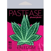 Pastease Indica Pot Leaf Green Holographic Weed