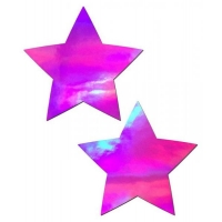 Pastease Holographic Star Pink Pasties O/S