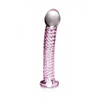 Icicles No 53 Glass Massagers Pink Wand