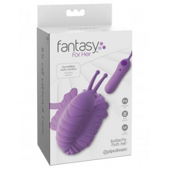 Fantasy For Her Butterfly Flutt-Her Purple Vibrator