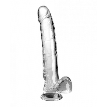 King Cock Clear 11in W/ Balls