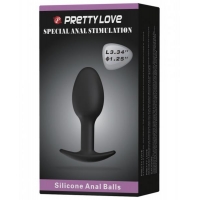 Pretty Love 3.34 Silicone Anal Plug 