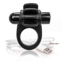 Charged Skooch Vibrating Ring Black