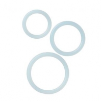 Silicone Support Rings Clear 3 Pack