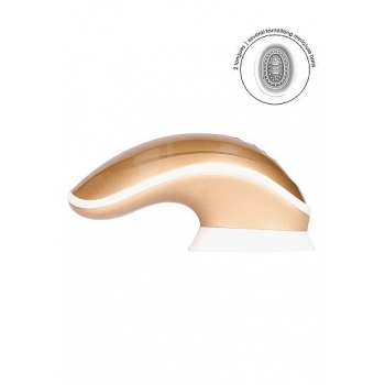 Twitch Hands Free Suction & Vibration Toy Gold