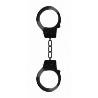 Ouch Beginners Handcuffs Metal Black