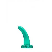 Realrock Non Realistic Dildo W Suction Cup 4.5in Turquoise