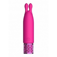 Royal Gems Twinkle Silicone Bullet Rechargeable Pink
