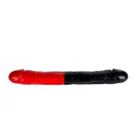 Man Magnet Exxxtreme 17 inches Double Dong Red Black