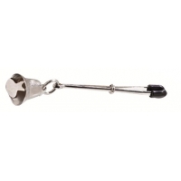 Bell Clit Clamp With Tweezer Tip - Silver