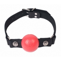 Nickel Free Silicone Ball Gag Large - Red