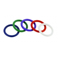 Rainbow Rubber C Ring 5 Pack - 1.25 Inch