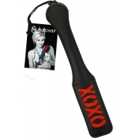 Sex And Mischief XOXO Paddle Black 12 Inches