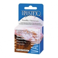 Trustex Vanilla Flavored Condoms 3 Pack