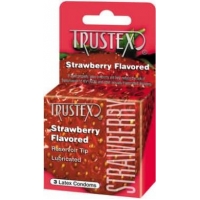 Strawberry Flavored Condom 3 pack