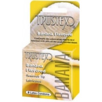 Trustex Flavored Condoms Banana 3 Pack