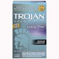 Trojan Sensitivity Ultra Thin Latex Condoms 12 Pack