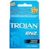 Trojan ENZ Lubricated Condoms 3 Pack