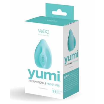 Vedo Yumi Finger Vibrator Tease Me Turquoise Blue