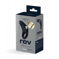 Vedo Rev Rechargeable C-ring Vibrating Black