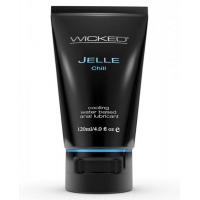 Wicked Jelle Chill Water Base Anal Gel 4oz Tube