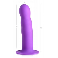 Squeeze-It Silexpan Phallic Dildo Purple