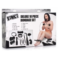 Strict Deluxe 10pc Bondage Set