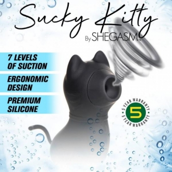 Shegasm Sucky Kitty 7x Clit Stim Black